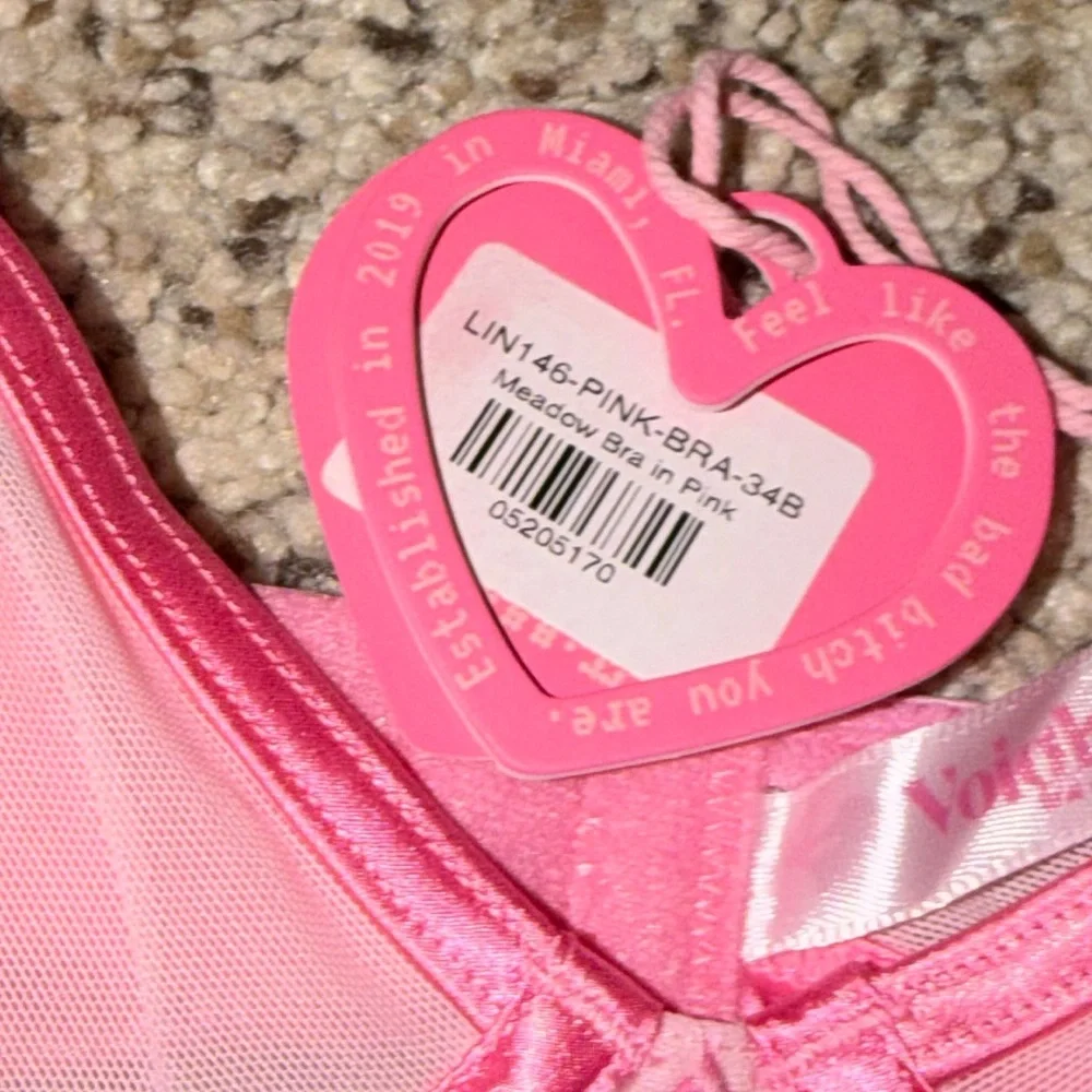 Voight Meadow Bra Garter and Panty Lingerie Set NWT